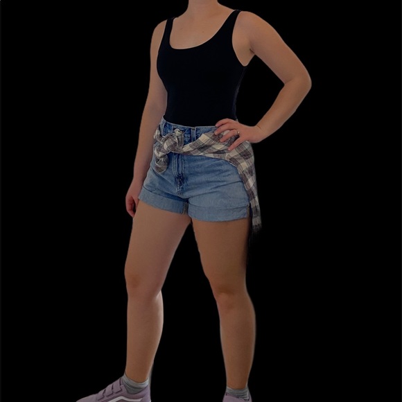 Roots Oversized Plaid Flannel Henley - Picture 8 of 16